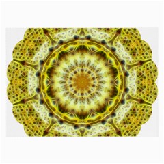 Fractal Flower Large Glasses Cloth by Simbadda