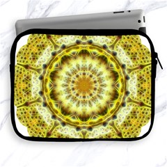 Fractal Flower Apple Ipad 2/3/4 Zipper Cases by Simbadda