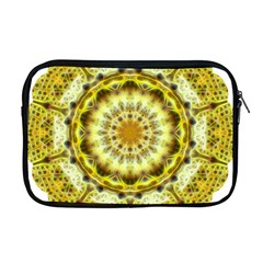 Fractal Flower Apple Macbook Pro 17  Zipper Case by Simbadda