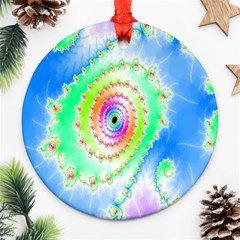 Decorative Fractal Spiral Ornament (round) by Simbadda