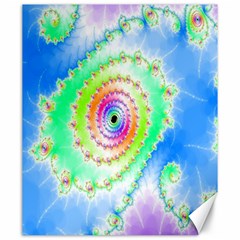 Decorative Fractal Spiral Canvas 20  X 24   by Simbadda