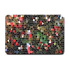 Colorful Abstract Background Small Doormat  by Simbadda