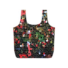 Colorful Abstract Background Full Print Recycle Bags (s)  by Simbadda