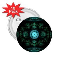 Grand Julian Fractal 2 25  Buttons (10 Pack)  by Simbadda