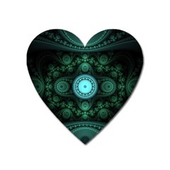 Grand Julian Fractal Heart Magnet by Simbadda