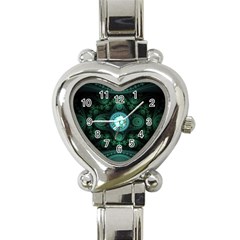 Grand Julian Fractal Heart Italian Charm Watch by Simbadda