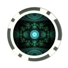 Grand Julian Fractal Poker Chip Card Guard by Simbadda