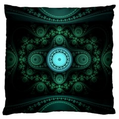 Grand Julian Fractal Large Cushion Case (one Side) by Simbadda