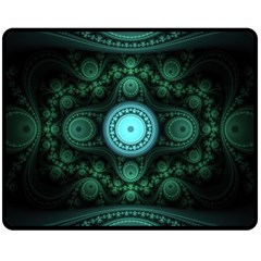 Grand Julian Fractal Double Sided Fleece Blanket (medium)  by Simbadda