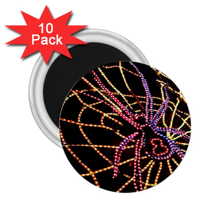 Black Widow Spider, Yellow Web 2.25  Magnets (10 pack) 