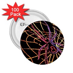 Black Widow Spider, Yellow Web 2 25  Buttons (100 Pack)  by Simbadda