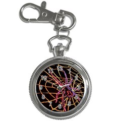 Black Widow Spider, Yellow Web Key Chain Watches by Simbadda