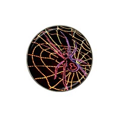 Black Widow Spider, Yellow Web Hat Clip Ball Marker by Simbadda