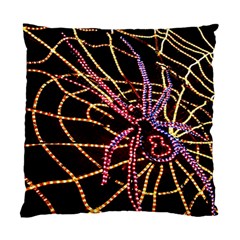 Black Widow Spider, Yellow Web Standard Cushion Case (two Sides) by Simbadda