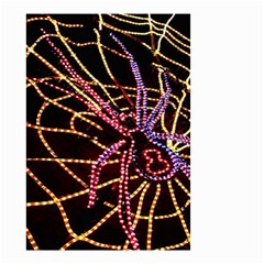 Black Widow Spider, Yellow Web Small Garden Flag (two Sides) by Simbadda