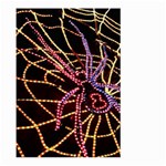 Black Widow Spider, Yellow Web Large Garden Flag (Two Sides) Back