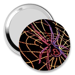 Black Widow Spider, Yellow Web 3  Handbag Mirrors by Simbadda