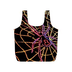 Black Widow Spider, Yellow Web Full Print Recycle Bags (s)  by Simbadda