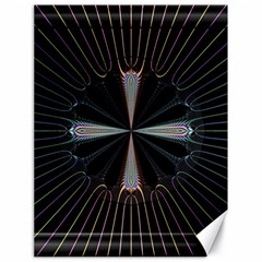 Fractal Rays Canvas 18  X 24   by Simbadda