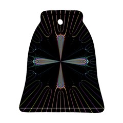 Fractal Rays Bell Ornament (two Sides) by Simbadda