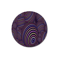 Abstract Colorful Spheres Magnet 3  (round) by Simbadda