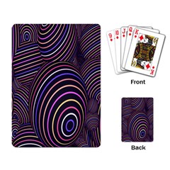 Abstract Colorful Spheres Playing Card by Simbadda