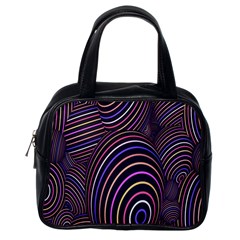 Abstract Colorful Spheres Classic Handbags (one Side) by Simbadda