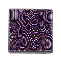 Abstract Colorful Spheres Memory Card Reader (square) by Simbadda