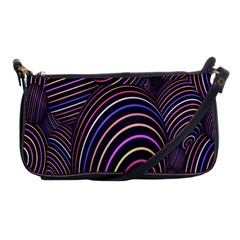 Abstract Colorful Spheres Shoulder Clutch Bags by Simbadda