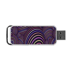 Abstract Colorful Spheres Portable Usb Flash (one Side) by Simbadda