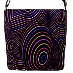 Abstract Colorful Spheres Flap Messenger Bag (s) by Simbadda