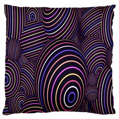 Abstract Colorful Spheres Standard Flano Cushion Case (two Sides) by Simbadda