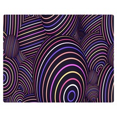 Abstract Colorful Spheres Double Sided Flano Blanket (medium)  by Simbadda