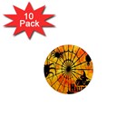 Halloween Weird  Surreal Atmosphere 1  Mini Magnet (10 pack)  Front