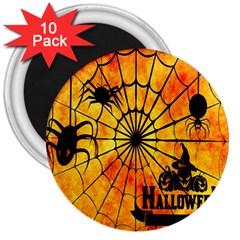 Halloween Weird  Surreal Atmosphere 3  Magnets (10 Pack)  by Simbadda