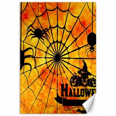 Halloween Weird  Surreal Atmosphere Canvas 12  X 18   by Simbadda