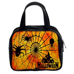 Halloween Weird  Surreal Atmosphere Classic Handbags (2 Sides) by Simbadda