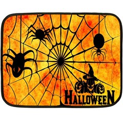 Halloween Weird  Surreal Atmosphere Double Sided Fleece Blanket (mini)  by Simbadda