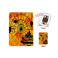 Halloween Weird  Surreal Atmosphere Playing Cards (mini)  by Simbadda