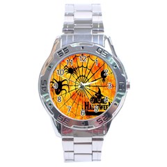 Halloween Weird  Surreal Atmosphere Stainless Steel Analogue Watch by Simbadda