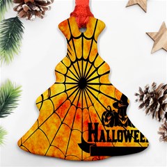 Halloween Weird  Surreal Atmosphere Ornament (christmas Tree)  by Simbadda