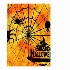 Halloween Weird  Surreal Atmosphere Small Garden Flag (two Sides) by Simbadda