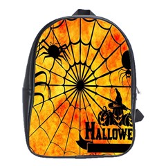 Halloween Weird  Surreal Atmosphere School Bags (xl)  by Simbadda