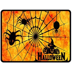 Halloween Weird  Surreal Atmosphere Double Sided Fleece Blanket (large)  by Simbadda