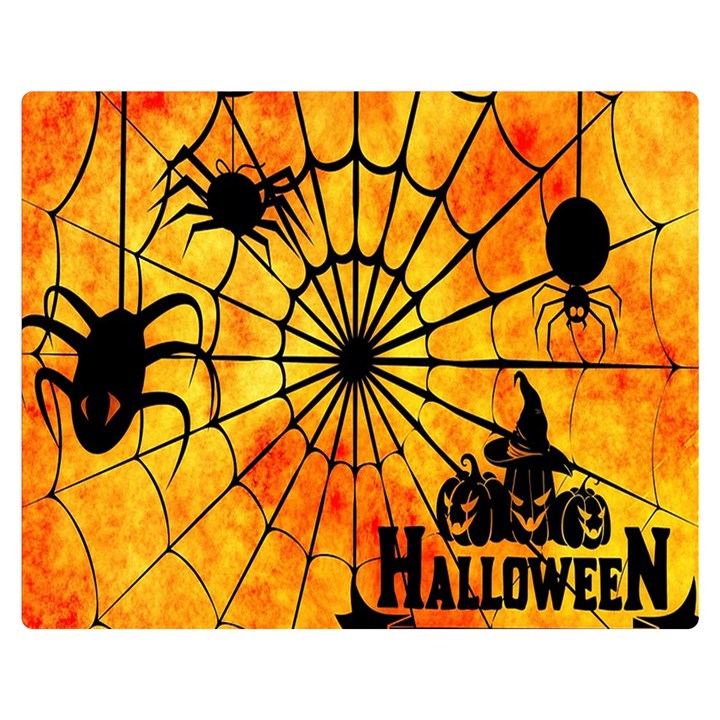 Halloween Weird  Surreal Atmosphere Double Sided Flano Blanket (Medium) 