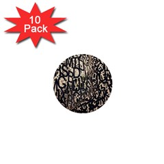 Wallpaper Texture Pattern Design Ornate Abstract 1  Mini Buttons (10 Pack)  by Simbadda