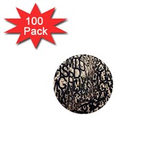 Wallpaper Texture Pattern Design Ornate Abstract 1  Mini Magnets (100 Pack)  by Simbadda