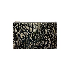 Wallpaper Texture Pattern Design Ornate Abstract Cosmetic Bag (small)  by Simbadda