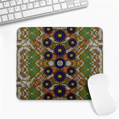 Fleur Flower Porcelaine In Calm Large Mousepads by pepitasart