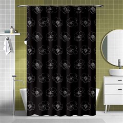 Floral Pattern Shower Curtain 48  X 72  (small)  by Valentinaart